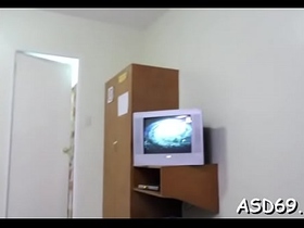 Enjoying a cock in snatch and ass