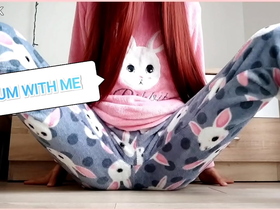 asian skinny teen masturbate in pajamas